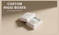 design custom rigid box packaging, gift box design magnetic closure box dieline