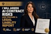 assess ai contract risks and prepare a legal liability report