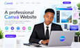 canva website design canva landing page and canva website