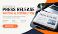 write and distribute a professional press release to news sites
