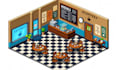 pixel isometric game art isometric props pixel game background