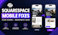 fix squarespace mobile layout, fluid engine and responsive bugs