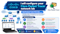 configure your cisco packet tracer network lab