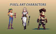 make pixel art animation pixel sprite sheet pixel art character 2d game assets