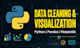 do data cleaning and visualization with python pandas matplotlib