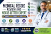 organize medical records and prepare document summary