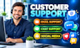 be your chat, email and social media customer service agent