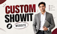 redesign and customize showit website with SEO and blog