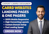 carrd website, design carrd website, redesign carrd website landing page