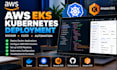 deploy docker applications on AWS eks kubernetes with cicd pipelines