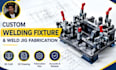 custom welding fixture manufacturing drawing and weld jig fabrication