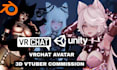 do pc quest compatible nsfw 3d vtuber model rigging, vrm avatar vrchat 3d vroid