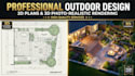 do landscape design, backyard design, garden design, deck, and patio layout