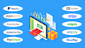 integrate stripe, paypal and payment gateways into your website