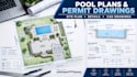 create swimming pool plans, pool permit and construction drawings