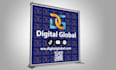 design step and repeat backdrop banner