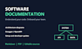 document your software with architecture diagrams and swagger openapi docs
