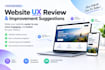 review your website UX and suggest improvements