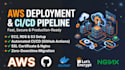 deploy and setup your web app on AWS ec2, rds with SSL and ci cd