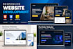build responsive HTML CSS javascript website