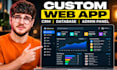 build custom web app crm database and admin panel