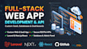 build custom full stack web app using laravel, nextjs, react, and rest API