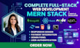 build full stack web application using mern stack and nextjs
