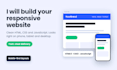 build a responsive website using HTML CSS and javascript