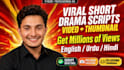 write viral script and design eye catching thumbnail