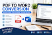 type handwriten notes and documents into word