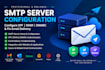 set up SMTP server configure spf dkim dmarc and fix email delivery