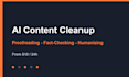 clean up fact check and humanize your ai generated content
