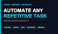 automate tasks with python browser automation