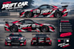 create professional racing drift car wrap design