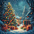 whimsical christmas greeting cards