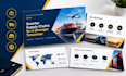 logistics presentation, shipping company presentation, supply chain pitch deck