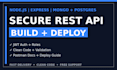 build a secure rest API with nodejs express and mongodb