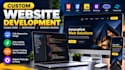 develop a responsive HTML CSS website