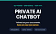 build a private ai chatbot on your own data