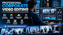 professionally edit corporate and business videos