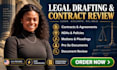 professionally draft and review contracts and legal documents