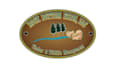 make timber loblolly pines logo and wildlife deer wild