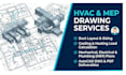 hvac drawing duct layout cooling load calculation electrical mechanical drawings