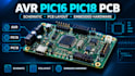 design avr pic16 pic18 microcontroller pcb, schematic and embedded hardware