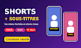 create shorts from youtube with subtitles