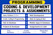 script java python bot c sql database coding programming project developer coder