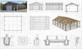 create pole barn structural plans, framing foundation and footing drawings
