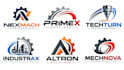 design a professional machinery, industrial, engineering mechanical machine logo