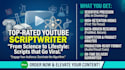 write youtube scripts for educational content