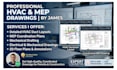 do hvac drawing mep drawing hvac duct electrical and mechanical drawing
